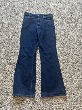 Indigo Six Wide Leg Jeans in Blue Waist 30/10